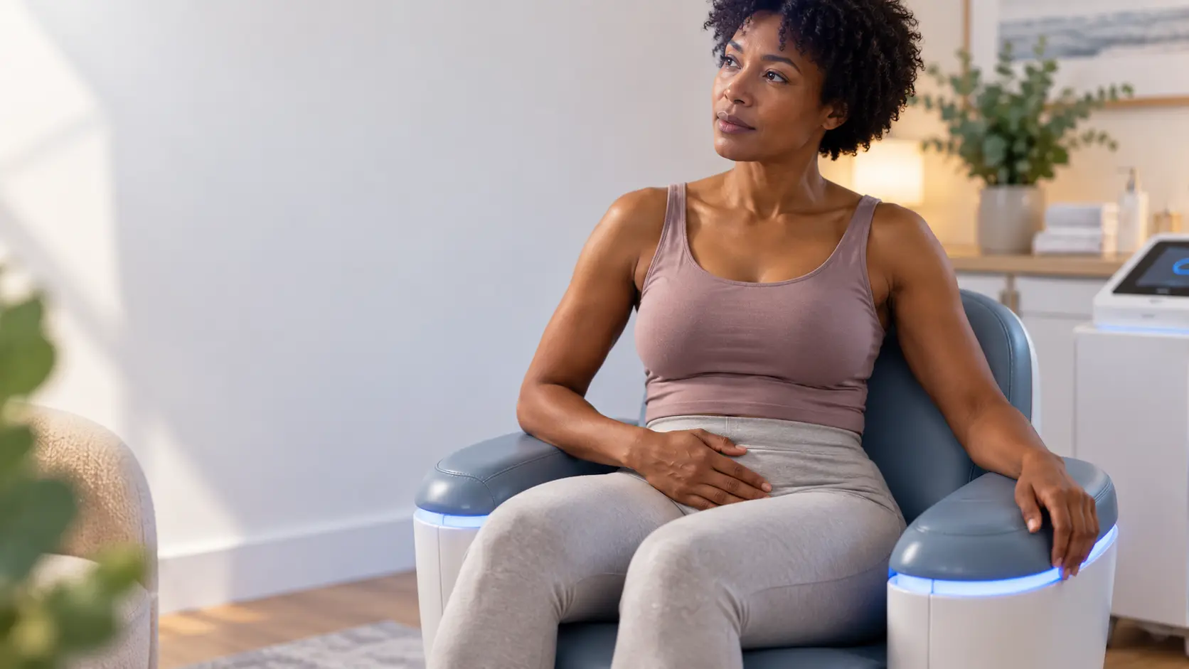 Calm Wellness Chair Reflection pelvic floor health solutions from incontince direct Oxford